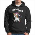 Ich Bin 29 Plus Unicorn Dab Dabbing Unicorn Hoodie