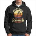 Ich Gehe Achterbahn Fahren Rollercoaster Amusement Park Black Hoodie