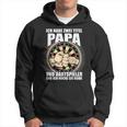 Ich Habe Zwei Titel Papa Und Dartspiel German Kapuzenpullover