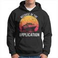 Because Of Implication Boat Cruise Boating Graphic Hoodie