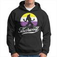 Theirwolf Non Binary Pride Nonbinary Nb Enby Flag Lgbtqia Hoodie