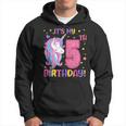 It's My 5Th Birthday Unicorn Girls 5 Year Old Hoodie