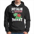 Just Call A Christmas Beast With Cute Holly Leaf Hoodie