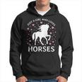 Just A Girl Who Loves Horses Cowgirl Horse Girl Riding Hoodie