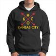 Kansas City Kc Red Black Yellow Kc Arrow Vintage Classic Pro Hoodie