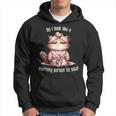 Katze Kein Morgenmensch Hoodie