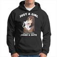 Kawaii Anime Solo Una Chica Que Realmente Ama El Anime Y Los Gatos Sudadera