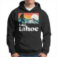 Lake Tahoe Retro Bigfoot Mountains Vintage Graphic Hoodie