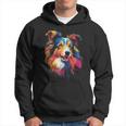 Langhaar Collie Welpe Hoodie