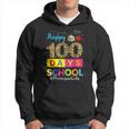 Leopard 100Th Day Of School Principal Life 100 Days Smarter Hoodie