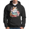 Lesebücher Buchliebhaber Hamster Und Aquarell Bücher Hoodie