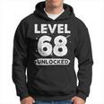 Level 68 Unlocked 68 Aniversario De Boda 68 Años Sudadera