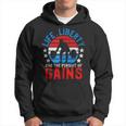Life Liberty Pursuit Of Gains Workout Weight Lifting Hoodie