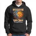 Little Rock Arkansas 2024 Total Solar Eclipse Souvenir Hoodie