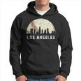 Los Angeles Vintage Baseball Distressed Gameday Retro Hoodie