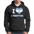 I Love Argentina National Heart-Shaped Flag CountryHoodie