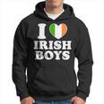 I Love Irish Boys St Patrick Day Hoodie