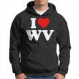 I Love Wv Heart West Virginia Hoodie