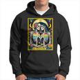 The Lovers Tarot Card Roses Lesbian Goth Kissing Skeletons Hoodie