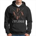 Lustiger Papa Est 2003 Papa Seit 2003 Papa 2003 Kapuzenpullover