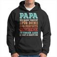 Lustiger Papa Spruchateratertag Retro Kapuzenpullover