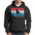Luxembourg Flag Outline Silhouette Benelux Letzebuerg Hoodie
