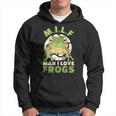 Man Ich Liebe Frogs MILF Frog Hoodie