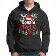 Matching Family Christmas Cousin Crew 2023 Elf Squad Xmas Pj Hoodie