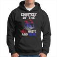 Men's Courtesy Red White And Blue Hoodie