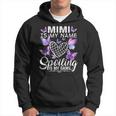 Mimi Is My Name Spoiling Is My Game Cute Butterflies Print Hoodie