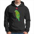 Mit Papagei Und Herz Colourful Parrot Motif Kapuzenpullover