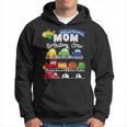 Mom Transportation Birthday Airplane Cars Fire Truck Train Hoodie