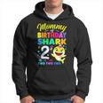 Mommy Of Birthday Shark 2Nd Matching Oufit Party For Family Hoodie