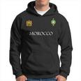 Morocco Flagintage Style Retro Morocco Football Morocco S Hoodie