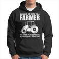Be Nice To Farmer Tractor Rancher Farming Hoodie