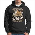 Offizielles Oma Schlaf Französische Bulldogge Hoodie