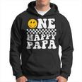 One Happy Dude 1St Birthday One Cool Papa Family Matching Hoodie