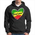 One Love Heart Jamaican Flag Hoodie