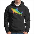 Orgullo Gay Tiburón Arco Iris Lgbtq Orgullo Mes Bi Lesbianas Aliado Sudadera