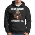 Otter Guten Morgen Ganz Dünnes Eis Kaffee Guten Morgen Hoodie