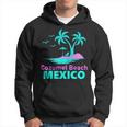 Palm Tree Sunset Summer Vacation Mexico Cozumel Beach Hoodie