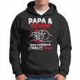 Papa & Sohn Das Perfekte Chaos Team Father's Day Bester Papa Kapuzenpullover