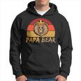 Papa Bär Papa Wildingatertagintage Kapuzenpullover