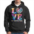 Papa Is My Guardian Angel Love Peace Forever Dad In Heaven Hoodie