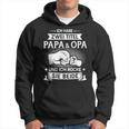 Papa Und Opa Rock Fäuste Kapuzenpullover