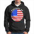 Patriotic Af American Flag Circle Hoodie