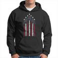 Patriotic Stars Red White Blue Usa Fighter Jets 4Th Of July Hoodie