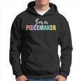 Piecemaker Crochet Team Quilting Sewing Quilt Making Crew Hoodie