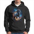 Precioso Caballo Con Cielo Relámpago Caballo Sudadera
