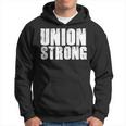 Pro Union Strong Blue Collar Worker Labor Day Papa Hoodie